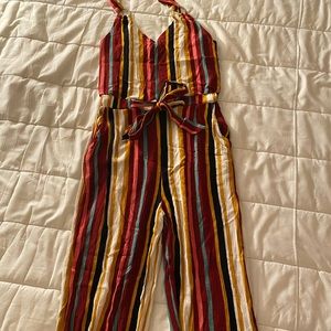 Striped Jumpsuit